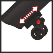Kép 5/7 - Einhell GE-CL 36/230 Li E -Solo akkus lombszívó 36V, 45L (akku és töltő nélkül), Power X-Change