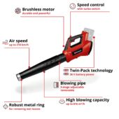 Kép 5/10 - Einhell GE-LB 36/210 Li E-Solo akkus lombfújó, Power X-Change