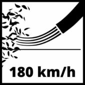 Kép 7/7 - Einhell TE-CB 18/180 Li-Solo akkus lombfúvó, 18V, 180km/h (akku és töltő nélkül), Power X-Change