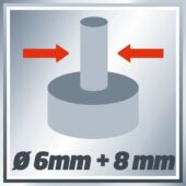 Kép 2/17 - Einhell RT-RO 55 Felsőmaró 1200W / 6-8mm