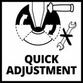 Kép 7/9 - Einhell TE-AG 125 CE fordulatszám szabályzós sarokcsiszoló 125mm 1100W