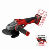 Kép 7/19 - Einhell AXXIO 18/115 Q akkus sarokcsiszoló, 18V, 115mm (akku és töltő nélkül), Power X-Change