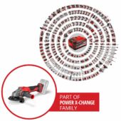 Kép 3/23 - Einhell AXXIO 18/125 Q Solo akkus sarokcsiszoló 125mm (akku és töltő nélkül) Power X-Change