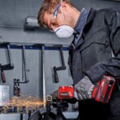 Kép 4/23 - Einhell AXXIO 18/125 Q Solo akkus sarokcsiszoló 125mm (akku és töltő nélkül) Power X-Change