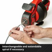 Kép 8/9 - Einhell TE-DA 18/760 Li Solo akkus csőtisztítógép, 18V (akku és töltő nélkül)