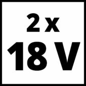 Kép 2/4 -  Einhell Power X-Change akkumulátor 18V 4Ah PXC Plus Twinpack