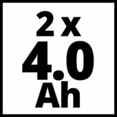 Kép 3/4 -  Einhell Power X-Change akkumulátor 18V 4Ah PXC Plus Twinpack