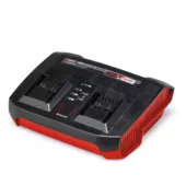 Kép 1/7 - Einhell Power X-Change TWIN 18V dupla férőhelyes akk