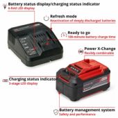 Kép 5/14 - Einhell PXC Starter Kit 5.2Ah akku + 4A töltő