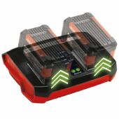 Kép 2/2 - Einhell Twincharger Kit 2x2x4.0Ah akku+dupla töltő szett, 18V, 900W Power X-Change