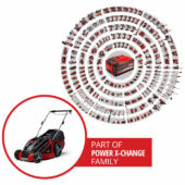 Kép 2/14 - Einhell GE-CM 43 Li M Kit akkus fűnyíró Power X-Change