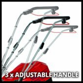 Kép 7/15 - Einhell GE-CM 36/43 Li M-Solo akkus fűnyíró, 36V, 46cm (akku és töltő nélkül), Power X-Change