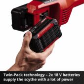 Kép 3/11 - Einhell Aggilo 36/255 BL-Solo akkus fűkasza, 2x18V, 30cm (akku és töltő nélkül), Power X-Change