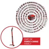 Kép 3/12 - Einhell Cleanexxo Solo akkus padlótisztító, 18V (akku és töltő nélkül), Power X-Change
