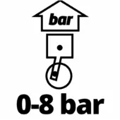 Kép 2/4 - Einhell RFM 12 guminyomás mérő, 8bar