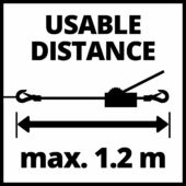 Kép 3/11 - Einhell TC-LW 1000 karos kézi csörlő, 1t