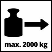 Kép 2/10 - Einhell TC-LW 2000 karos kézi csörlő, 2t