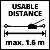 Kép 3/10 - Einhell TC-LW 2000 karos kézi csörlő, 2t