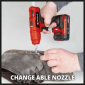 Kép 4/10 - Einhell TE-CG 18 Li - Solo akkumulátoros forró ragasztópisztoly, Power X-Change