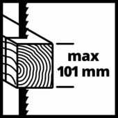 Kép 9/14 - Einhell TC-SB 245 L szalagfűrész 400W, 245mm