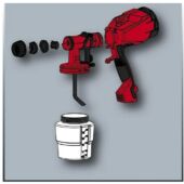 Kép 6/9 - Einhell TC-SY 500 P Festékszóró pisztoly