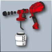 Kép 8/10 - Einhell TC-SY 400 P festékszóró pisztoly, 800ml
