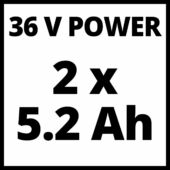 Kép 12/19 -  Einhell RASARRO 36/42 akkus fűnyíró, 36V, 42cm, 50L akkuval és töltővel