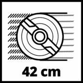 Kép 16/19 -  Einhell RASARRO 36/42 akkus fűnyíró, 36V, 42cm, 50L akkuval és töltővel