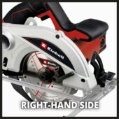 Kép 3/4 - Einhell TC-CS 1250 kézi körfűrész, 1.25kW, 165mm