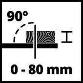 Kép 4/11 - Einhell TC-TS 254 eco asztali körfűrész, 254mm, 1.8kW