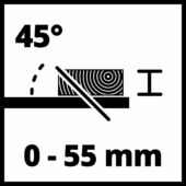 Kép 5/11 - Einhell TC-TS 254 eco asztali körfűrész, 254mm, 1.8kW