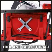 Kép 4/12 - Einhell TC-TS 254 U asztali körfűrész, 1.8kW, 870mm