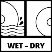 Kép 9/11 - Einhell TC-WD 200/150 száraz-nedves köszörű, 220-240V, 250W