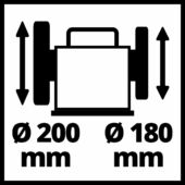 Kép 6/12 - Einhell TC-WG 200 nedves köszörű, 12.7mm, 125W