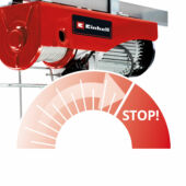 Kép 3/13 - Einhell TC-EH 1000 elektromos csőrlő 1.6kW, 9-18m
