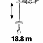 Kép 10/13 - Einhell TC-EH 1000 elektromos csőrlő 1.6kW, 9-18m