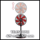 Kép 3/8 - Einhell GE-CF 18/320 P Li-Solo Akkus ventilátor, PXC