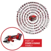 Kép 3/6 - Einhell akkus sarokcsiszoló TC-AG 18/115 Li (1x4,0Ah)