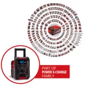 Kép 3/11 - Einhell PXC Solo akkus rádió TE-CR 18 Li DAB+/FM/BT