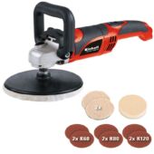 Kép 5/5 - Einhell CC-PO 1100/1E Polírozó Gép+Szett 180mm (kofferben)