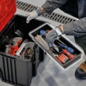 Kép 2/5 - Einhell E-Case L prémium koffer kerekekkel, 120kg, 35.5x44.4x40.6cm