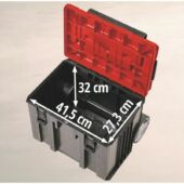 Kép 5/5 - Einhell E-Case L prémium koffer kerekekkel, 120kg, 35.5x44.4x40.6cm