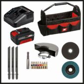 Kép 6/17 - Einhell TE-TK 18/3 Li Kit (JS+CD+AG) akkus szerszámgép szett, 1x4.0Ah akkuval és töltővel