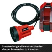 Kép 8/11 - Einhell GE-SP 18 LL Li -Solo akkus búvárszivattyú 18V (akku és töltő nélkül) Power X-Change