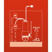Kép 10/12 -  Einhell GC-DP 1020 N búvárszivattyú, 1kW, 0.9bar, 5m
