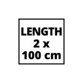 Kép 2/4 - Einhell vezetősín körfűrészhez, alu, 2x100cm
