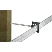 Kép 3/3 - Kerbl Villanypásztor Szigetelő Távtartós 40 Mm Szal-Vez. Facsavaros 10db/Cs