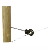 Kép 2/2 - Villanypásztor szigetelt távtartós Facsavaros vezetékhez 22 cm 10 db/cs