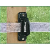 Kép 3/4 - Kerbl Villanypásztor Szigetelő 20mm Szalaghoz 10 Db/Cs