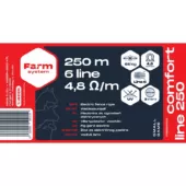 Kép 2/3 - COMFORT LINE 250 villanypásztor vezeték, 4,8  /m, 65kg, 250m, 3mm